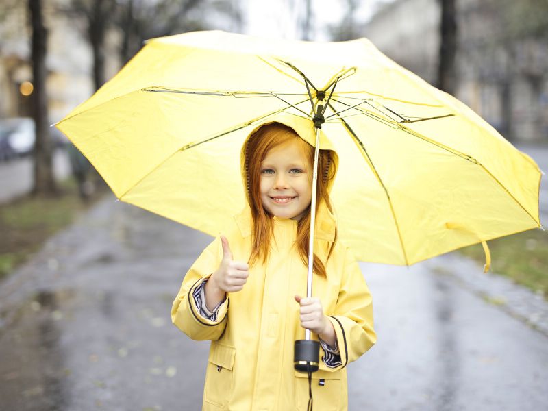 raincoat kid
