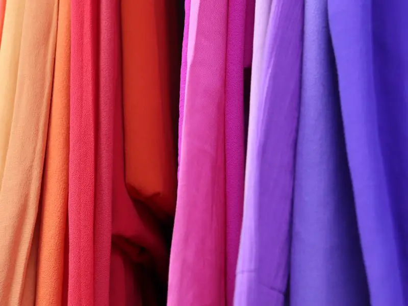 curtain fabric colorful