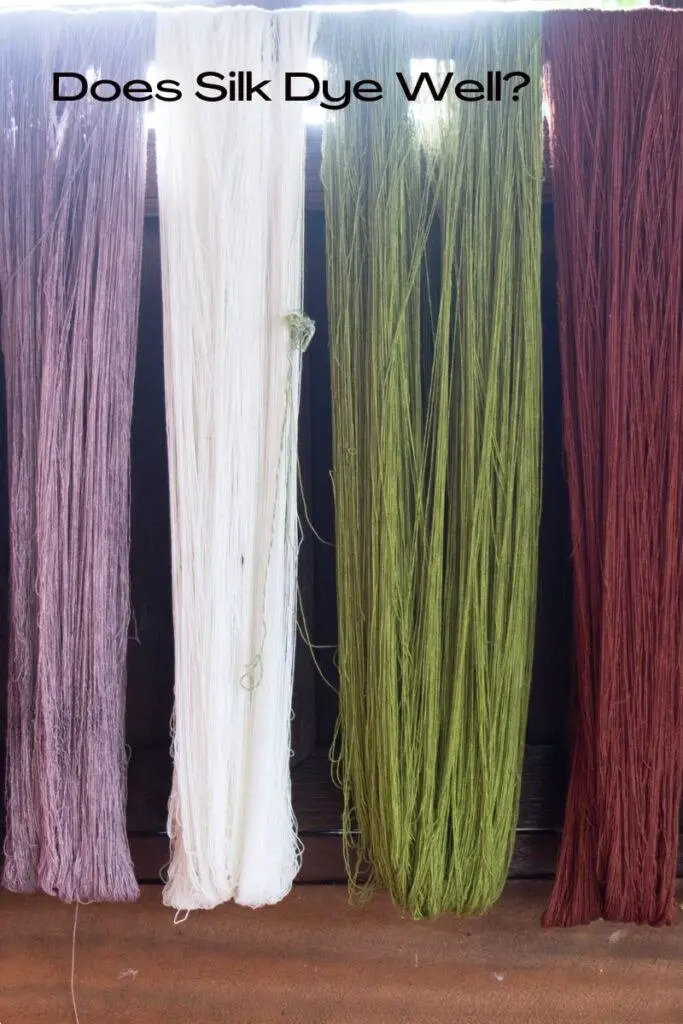 dyeing silk