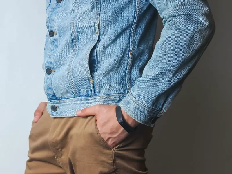 Denim jacket hot sale and chinos