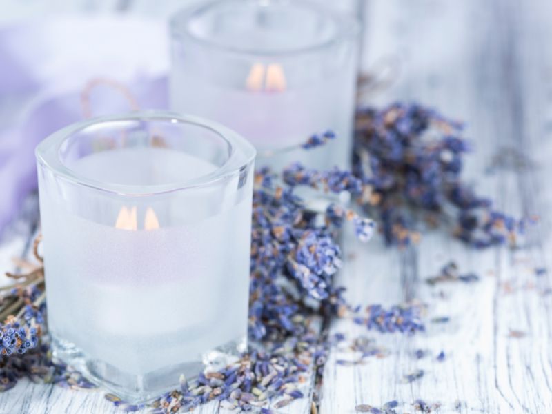 lavender candles