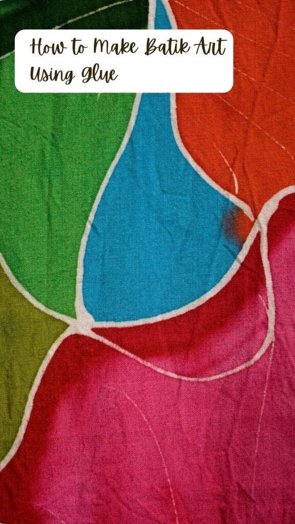 How to Make Batik Art Using Glue: on Fabric & Paper (DIY Projects)