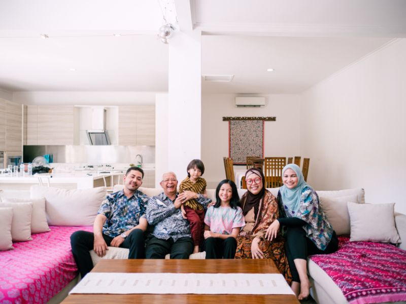 batik shirt family