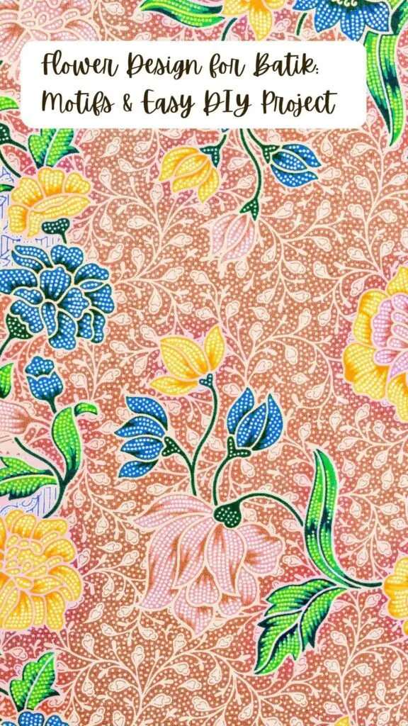 flower batik design