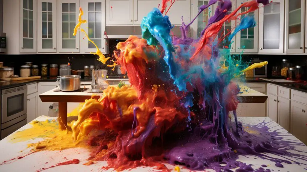 "Food Coloring Splash"