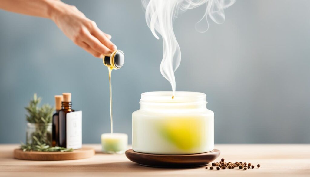 Importance of stirring essential oils in wax