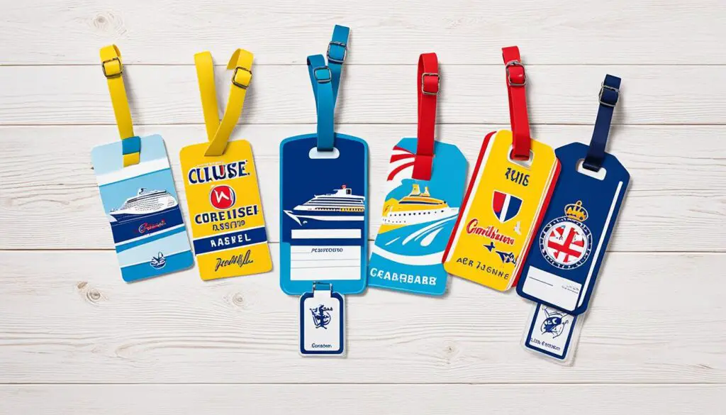 major cruise lines luggage tag holders