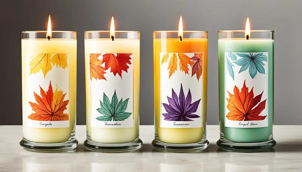 seasonal candle scents