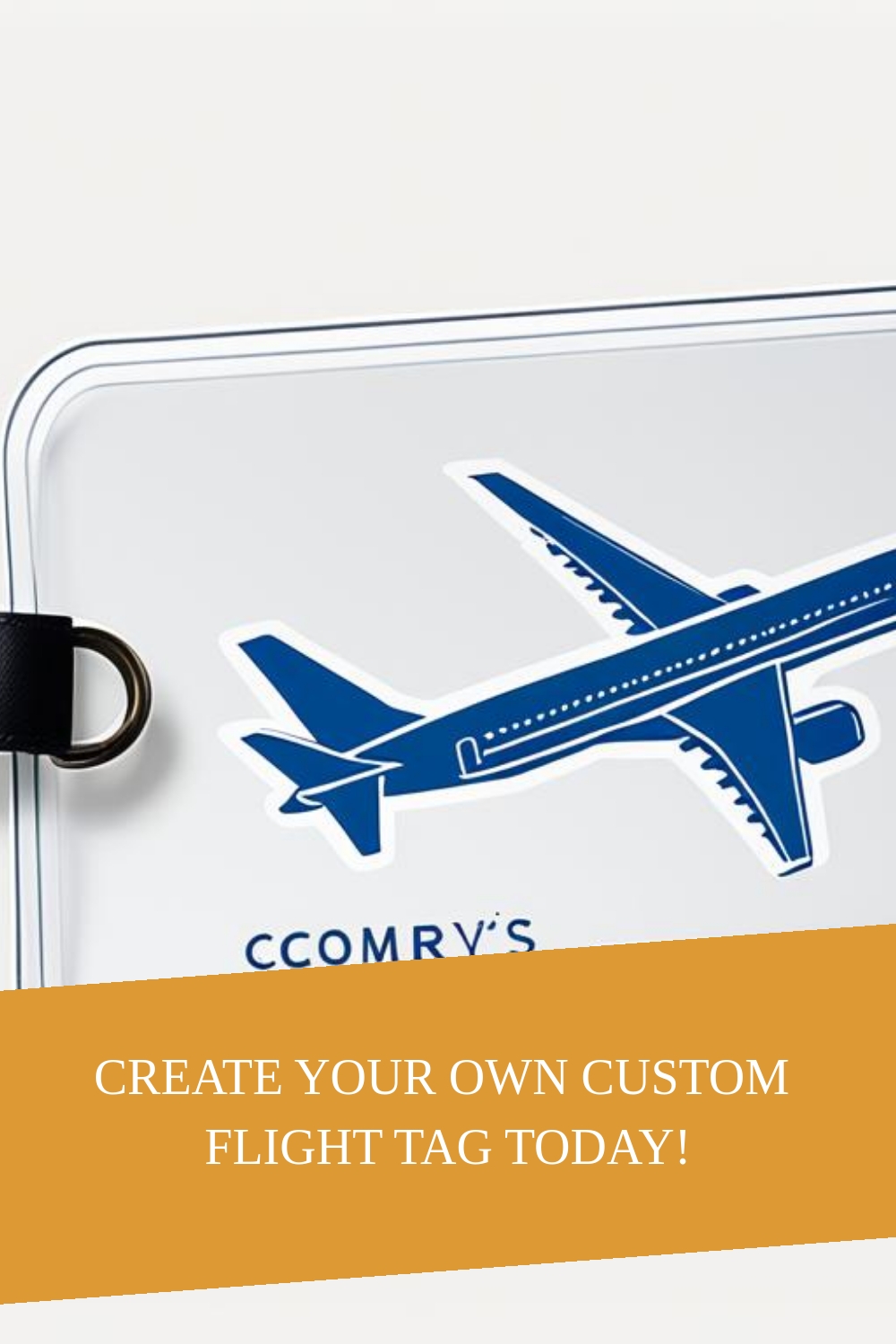Create Your Own Custom Flight Tag Today generated pin 160038
