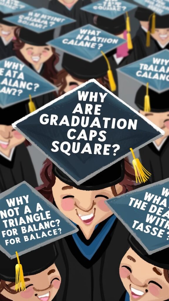 Why are graduation caps square?