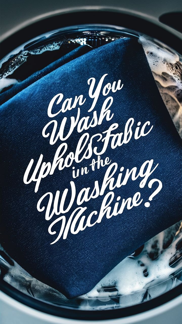 Can You Wash Upholstery Fabric in the Washing Machine?