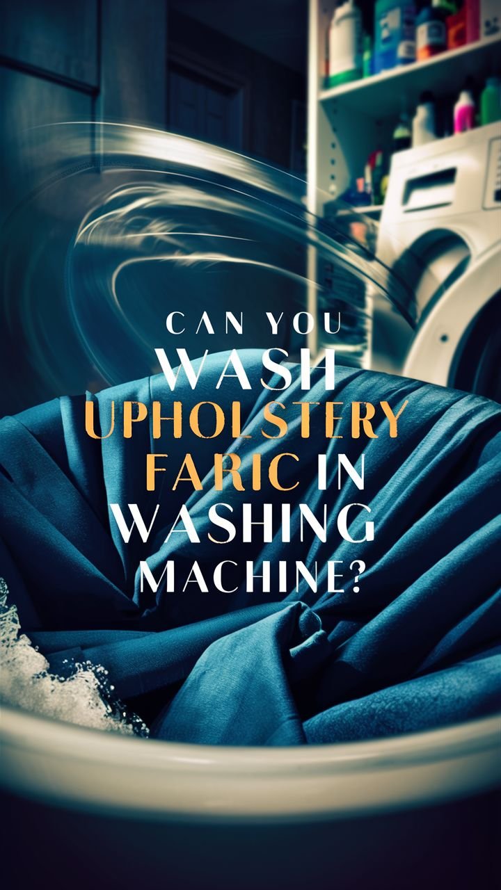 Can You Wash Upholstery Fabric in the Washing Machine?