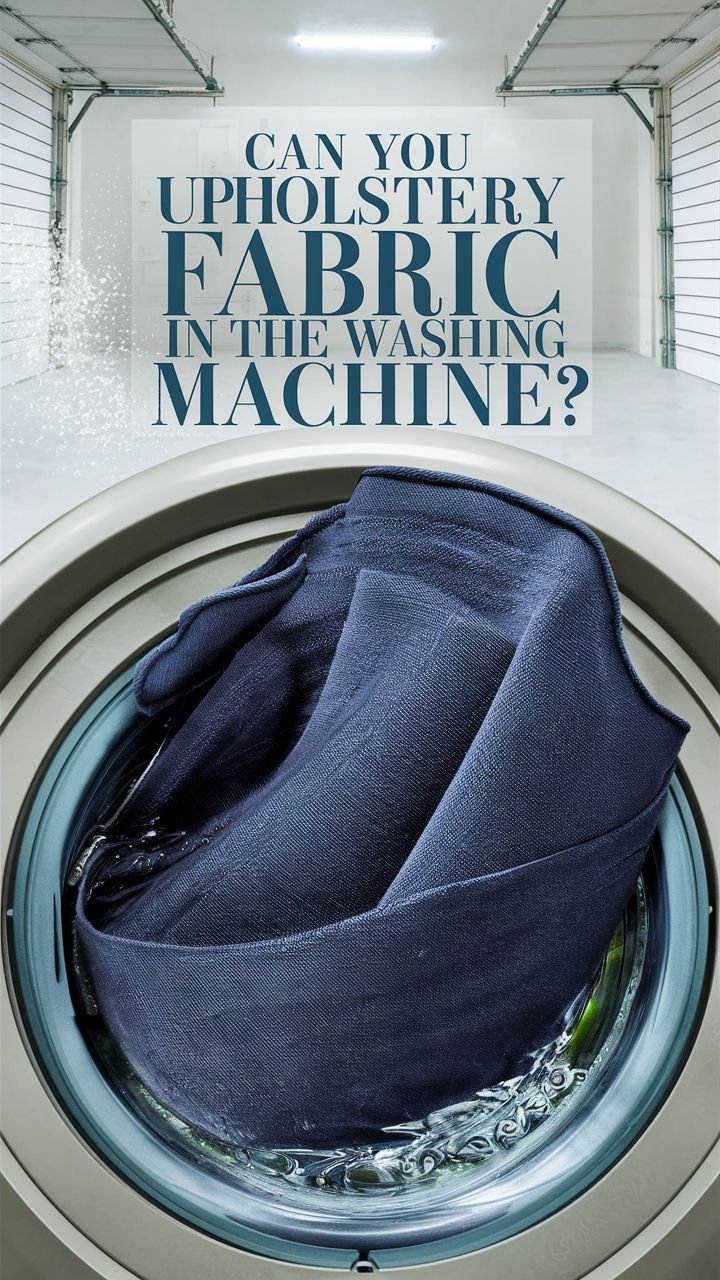 Can You Wash Upholstery Fabric in the Washing Machine?
