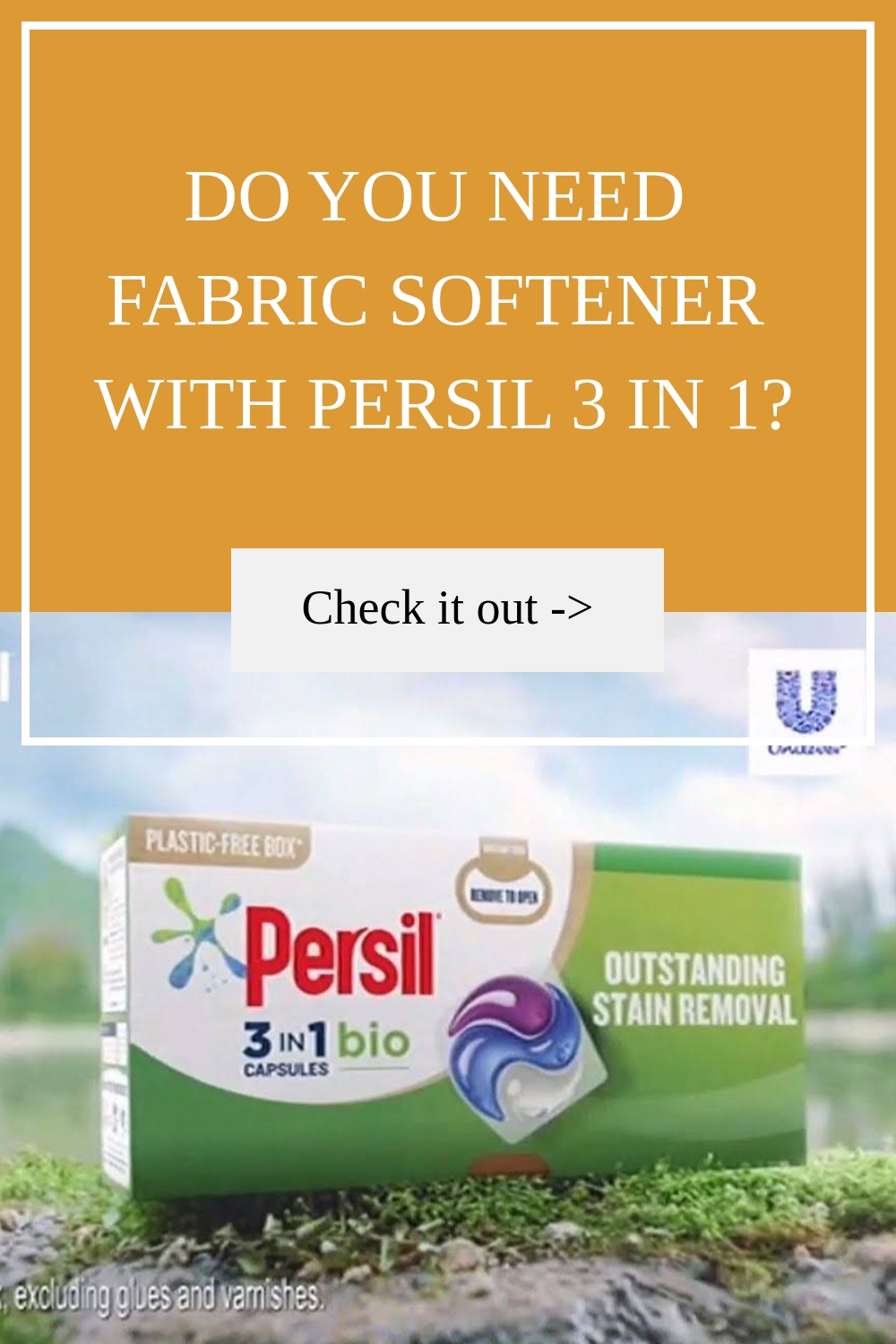 Do You Need Fabric Softener With Persil 3 In 1 generated pin 64785