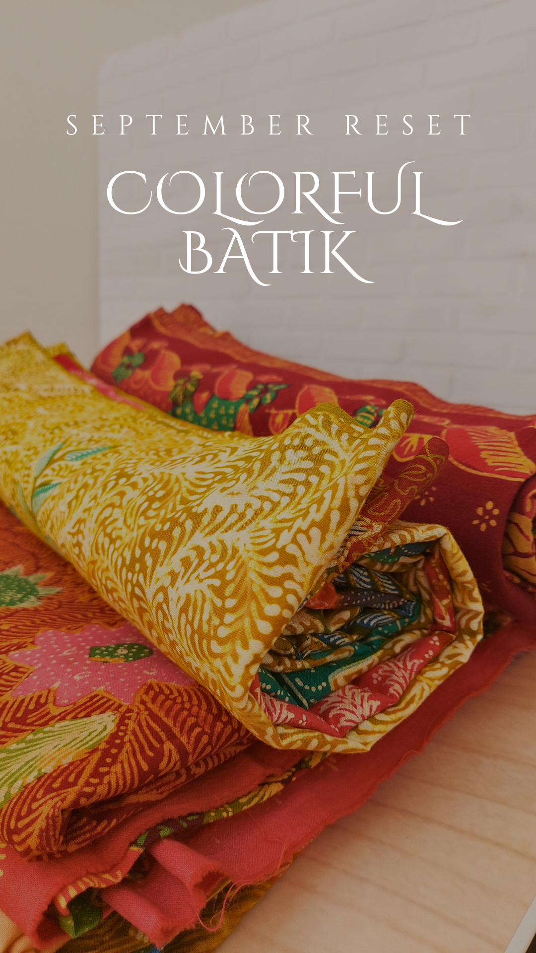 colorful batik