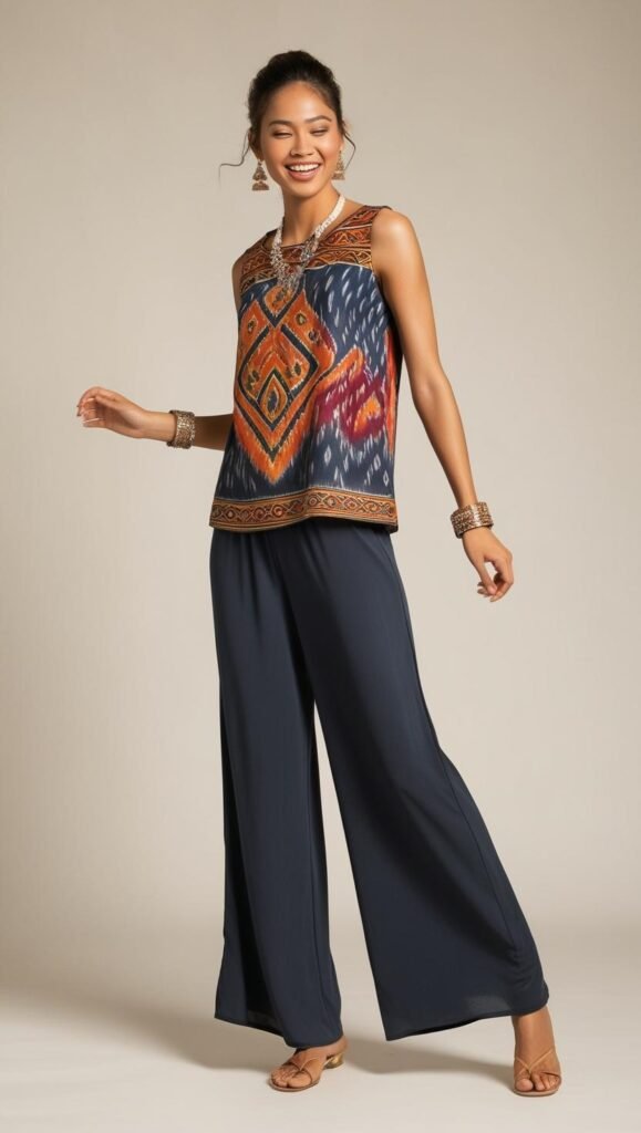 10 Ide Outfit Pesta Tahun Baru dengan Aksen Batik Kontemporer ...