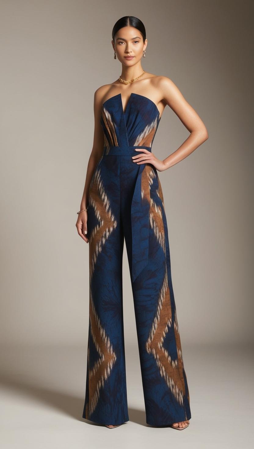 Jumpsuit Batik Kontemporer Jumpsuit adalah pilihan yang nyaman sekaligus fa 20241121 180226 0000