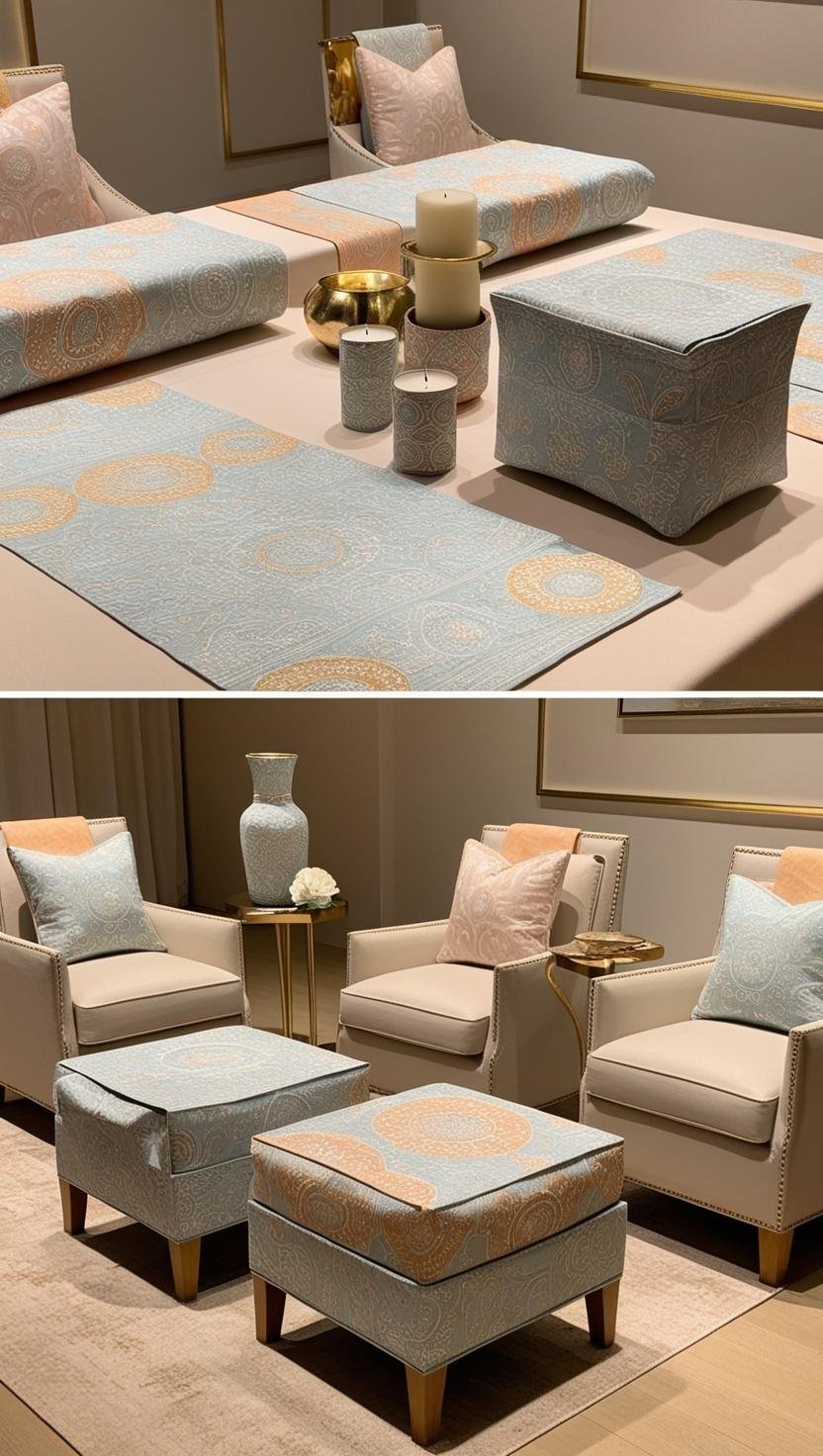 Soft Pastel Touch with Ethnic Indonesian Batik Fabric Home Decor Design Ideas Opt for pastel colored batik with 2