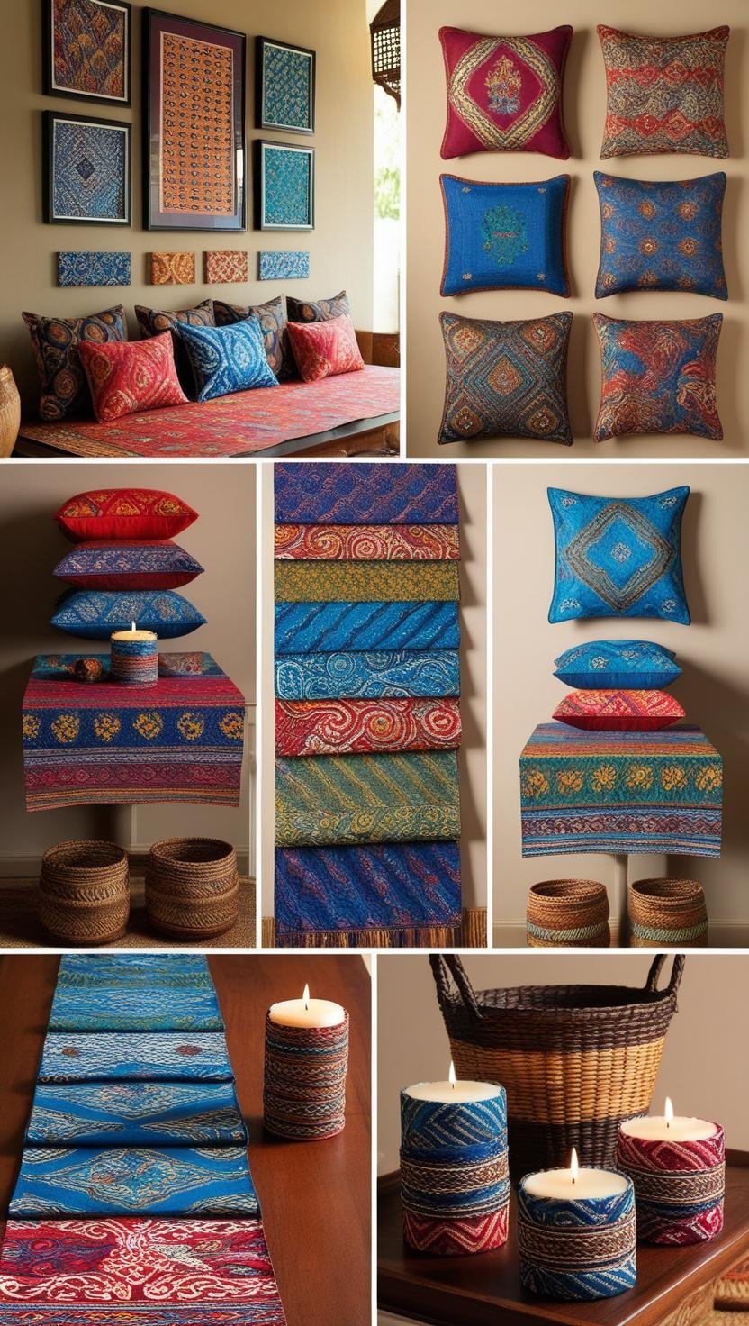 Traditional Harmony with Ethnic Indonesian Batik Variety Home Decor Design Ideas Mix batik fabrics f 1