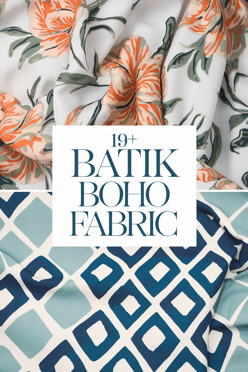 batik boho fabric bbbbb 96295