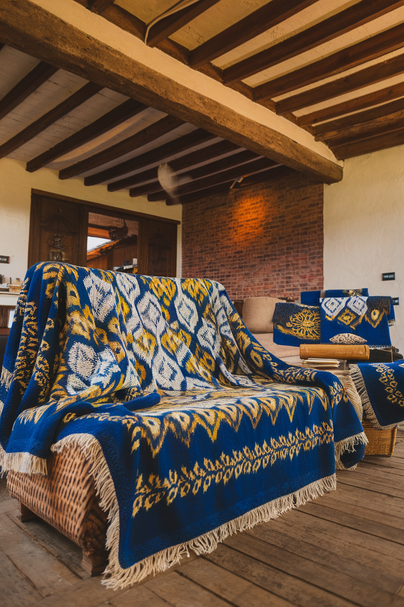 Batik Blankets as Statement Pieces