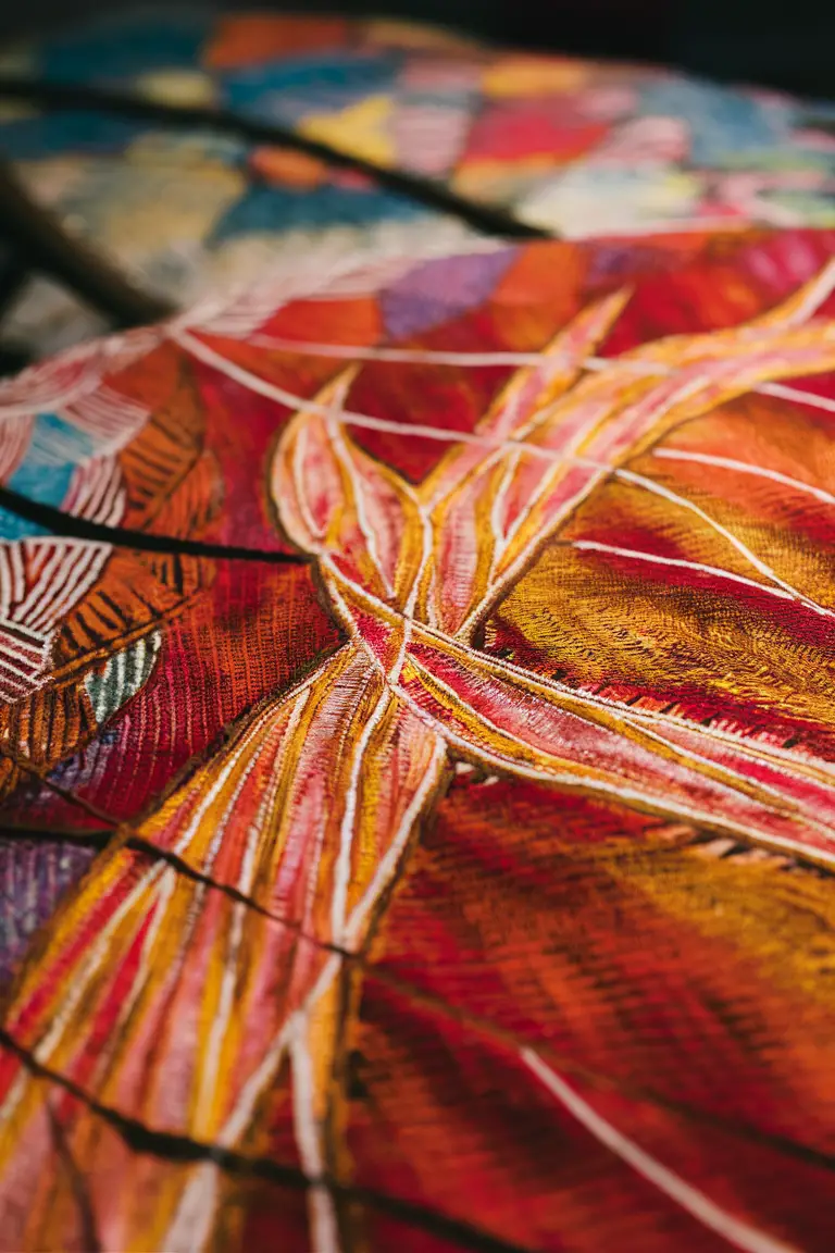 Batik Fabric textures