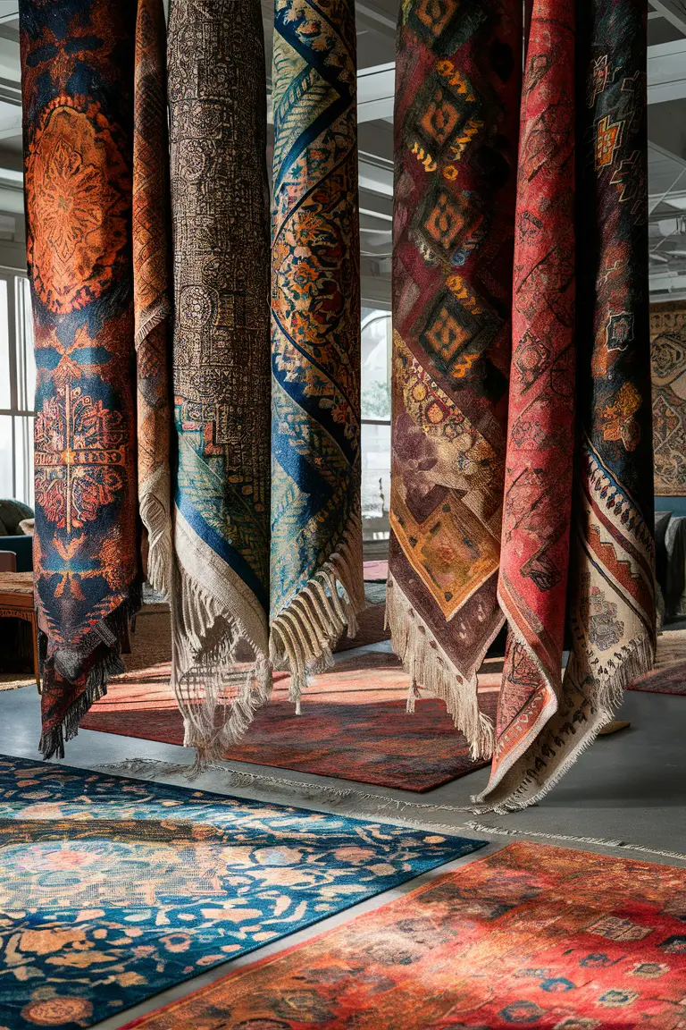 Batik Patterned rugs