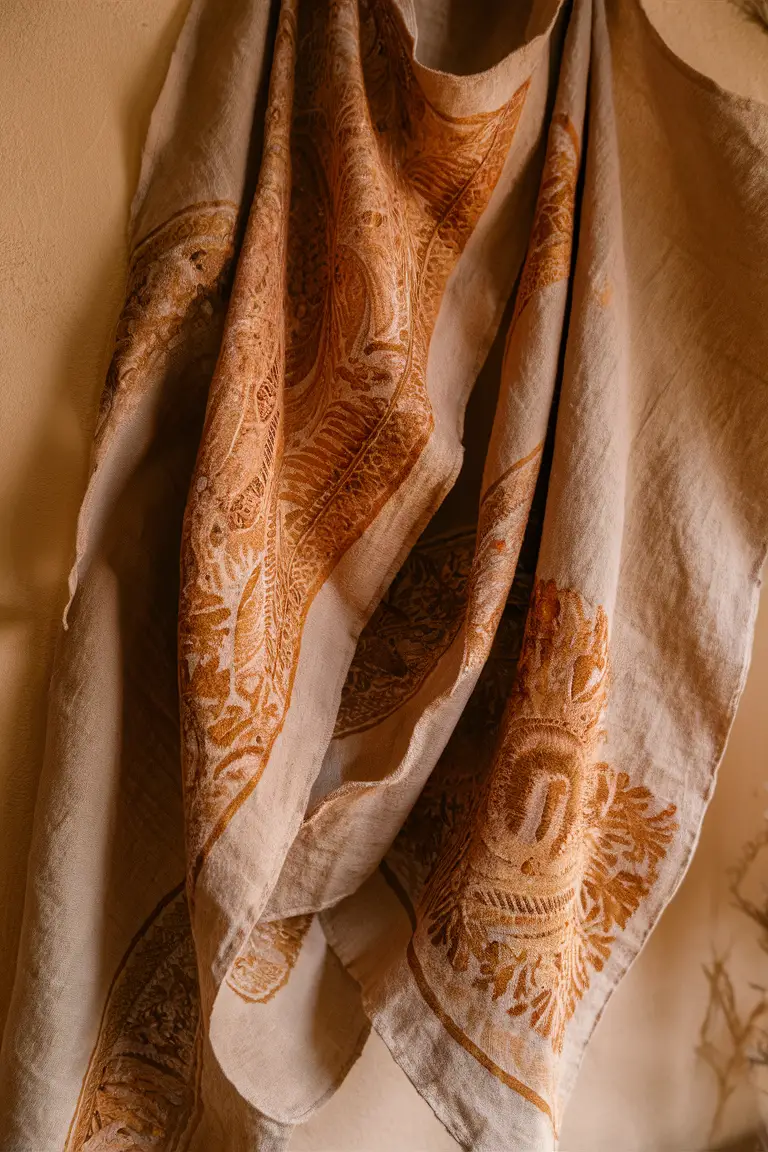 Batik Rustic linen