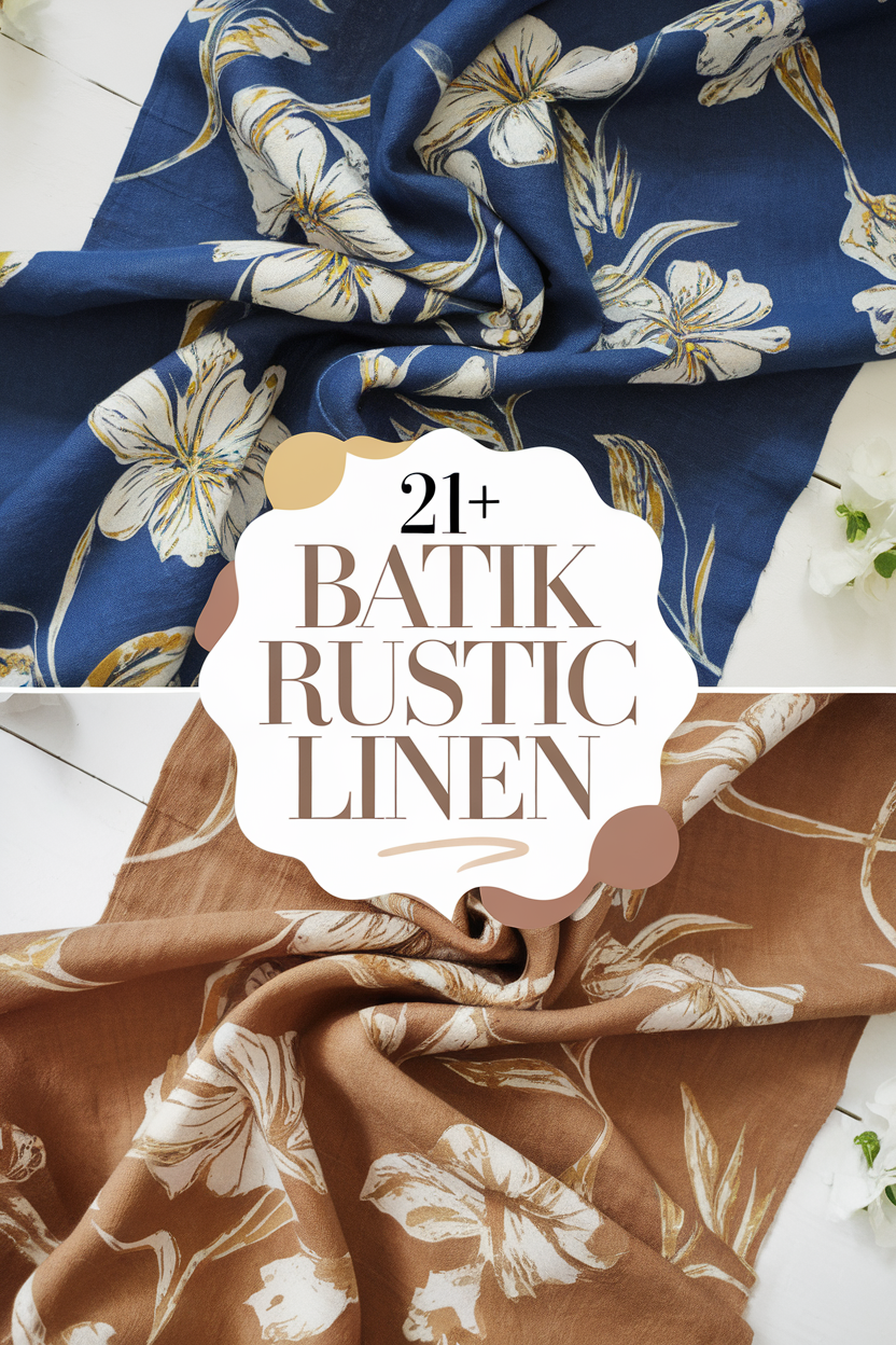 batik rustic linen bbbbb 59372