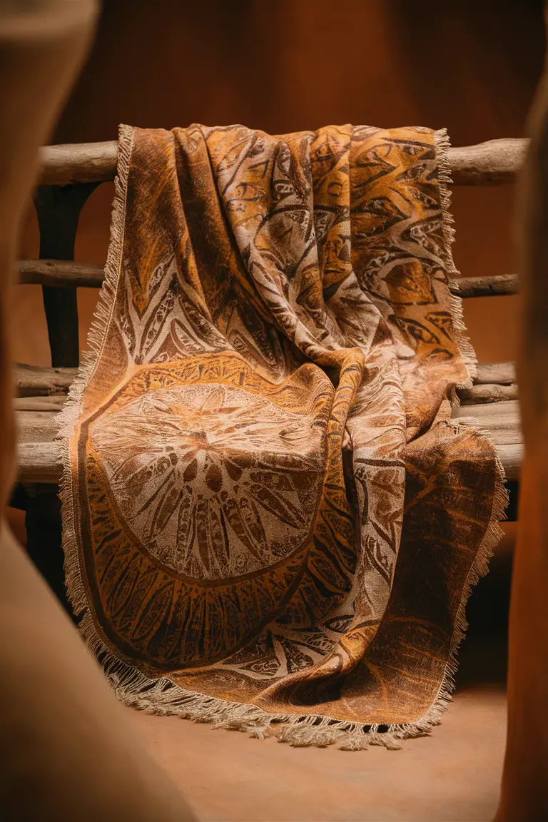 Batik Rustic throw