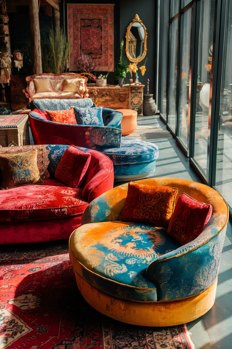 Batik Velvet sofas