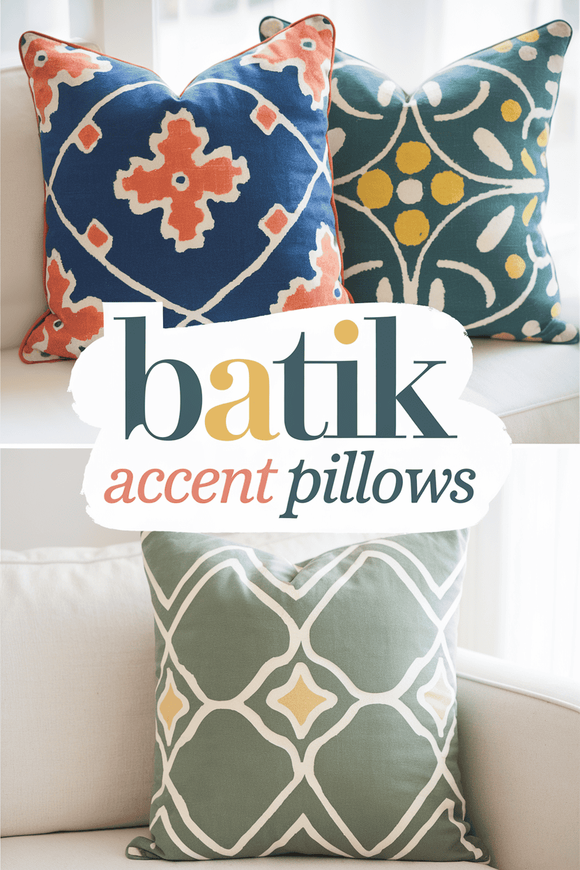 batik accent pillows bbbbb 18847