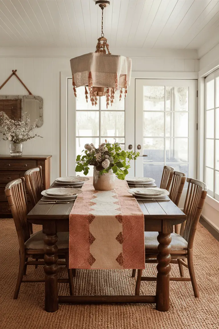 Elegant Batik Table Runners for Dining Delight