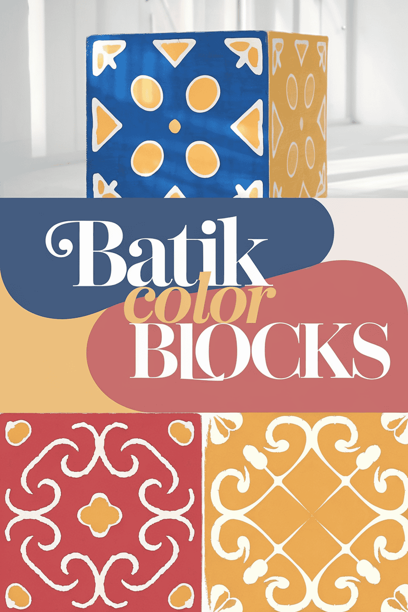 batik color blocks bbbbb 66382