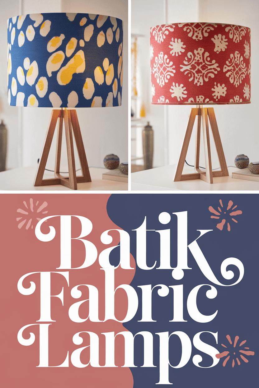 batik fabric lamps bbbbb 46332