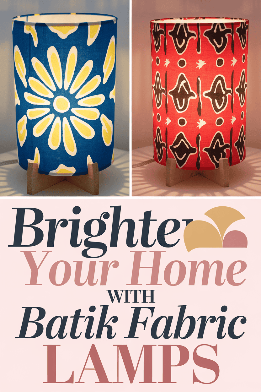 batik fabric lamps bbbbb 81821