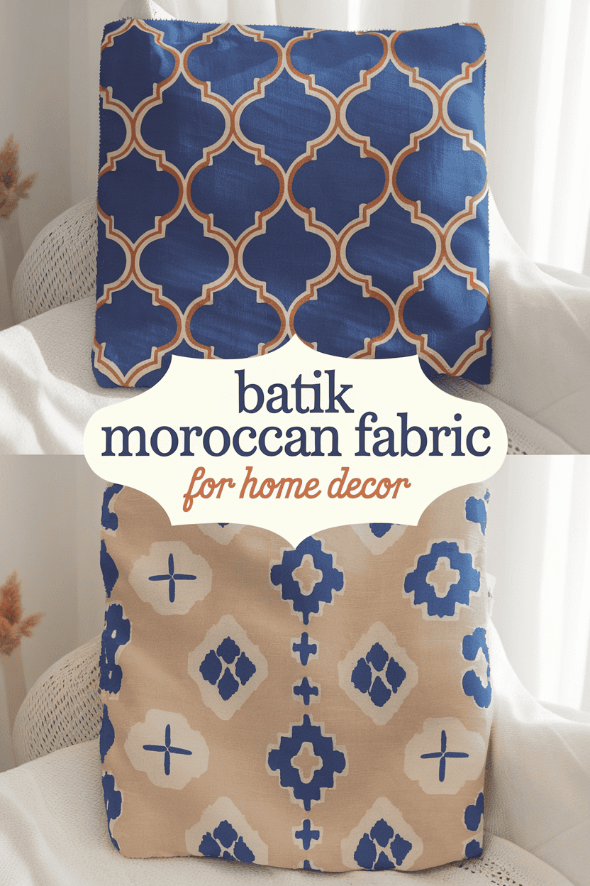 batik moroccan fabric bbbbb 80117