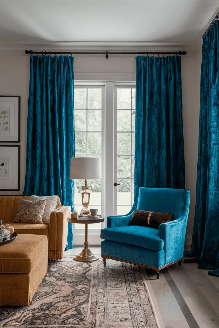 Batik Velvet Curtains: Elegant and Eye-Catching