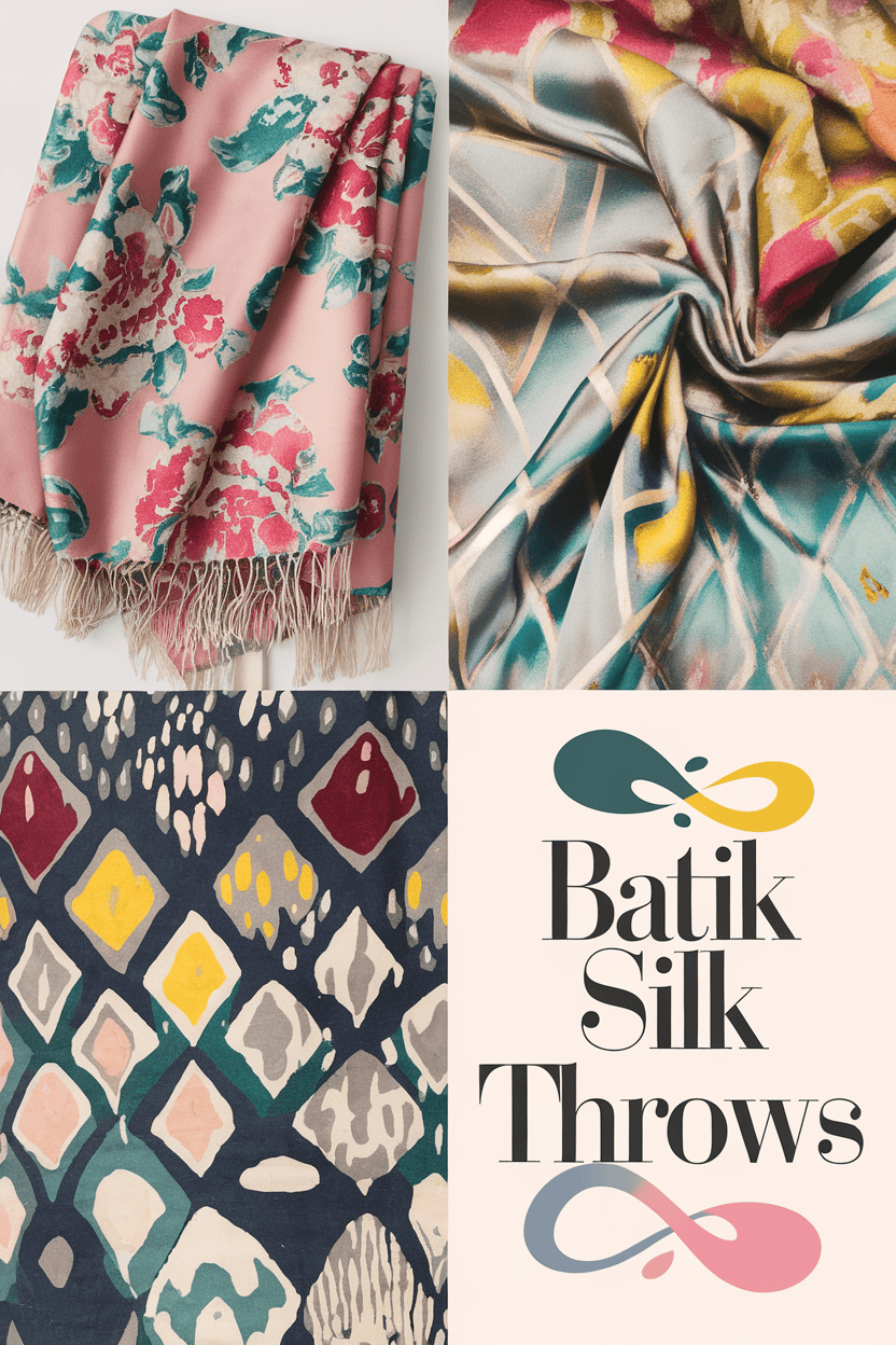 batik silk throws bbbbb 28842