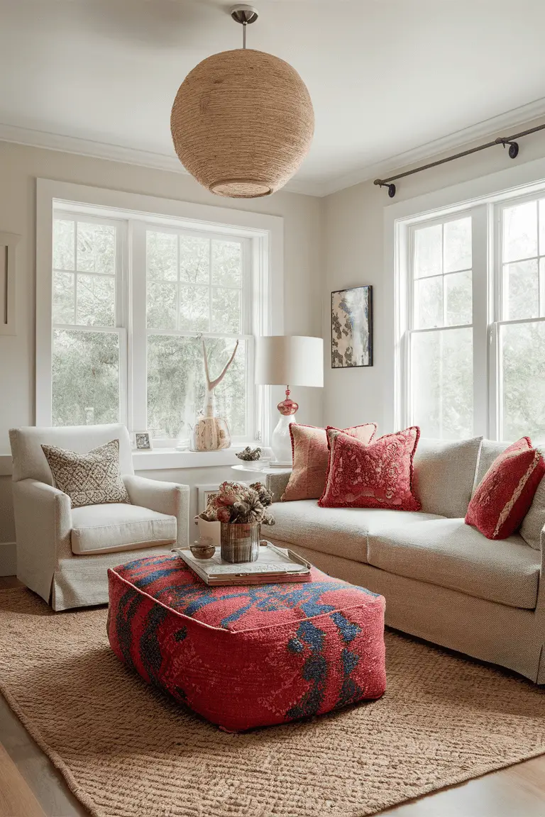 Batik Cushions and Poufs