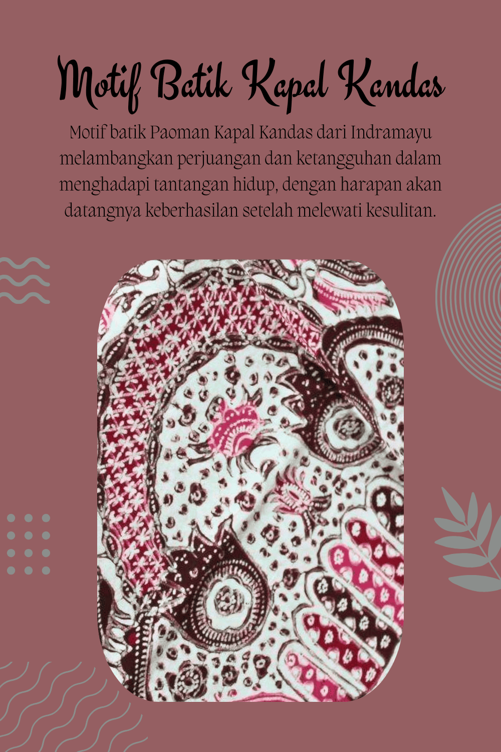 motif batik kapal kandas