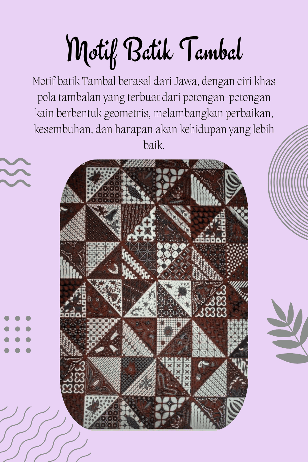 motif batik tambal