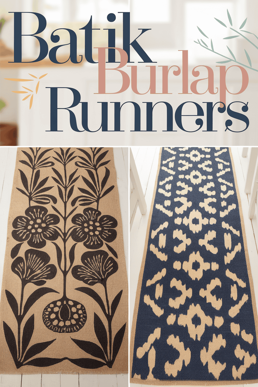 batik burlap runners bbbbb 86271