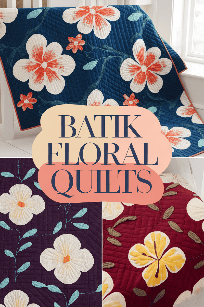 batik floral quilts bbbbb 85135