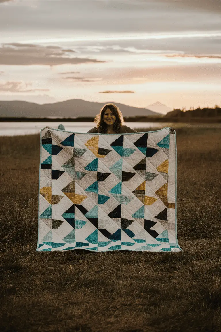 Batik Wave Quilt