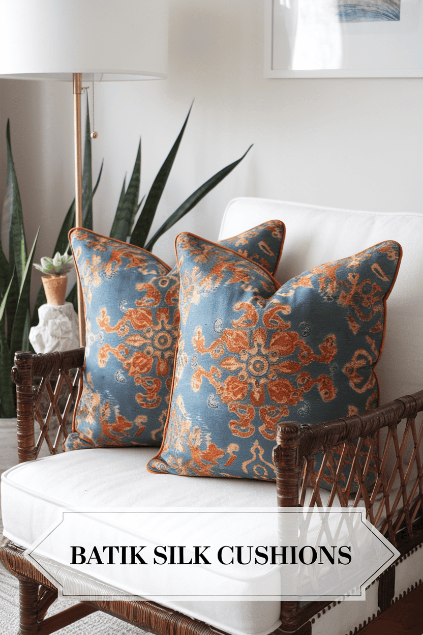 batik silk cushions bbbbb 11251