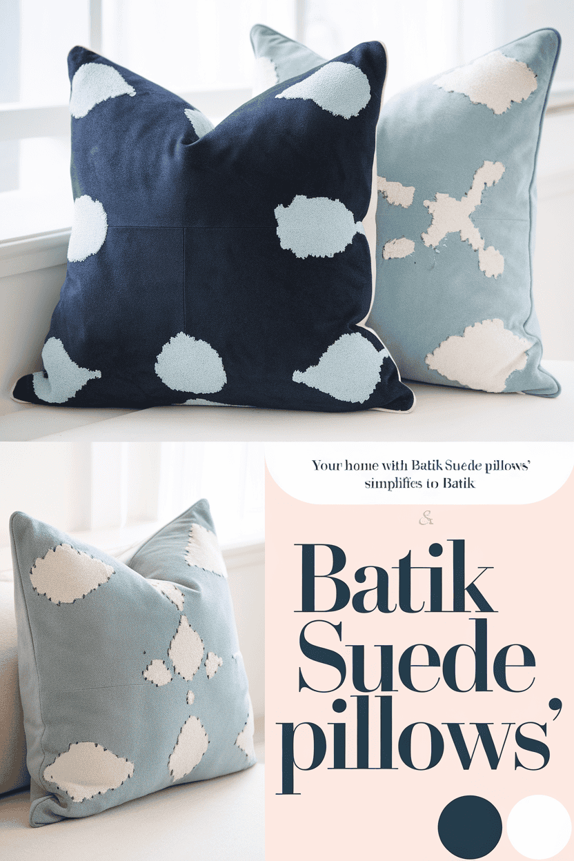 batik suede pillows bbbbb 23402