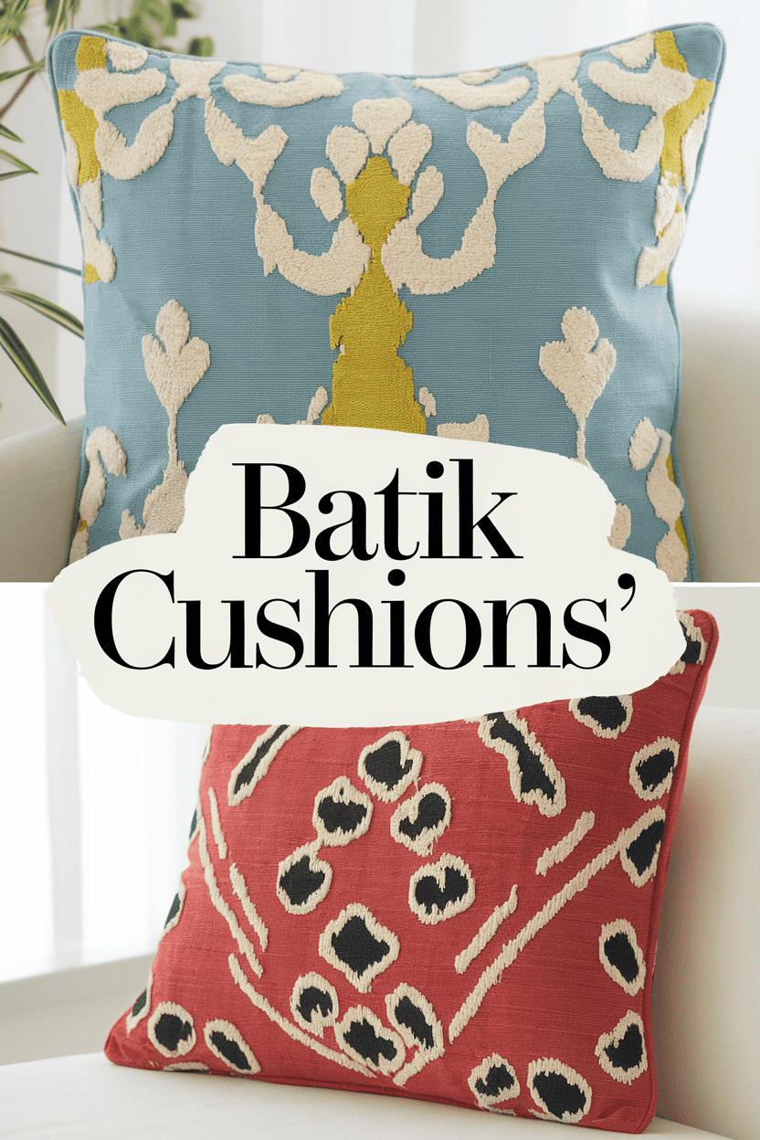 batik textured cushions bbbbb 42085