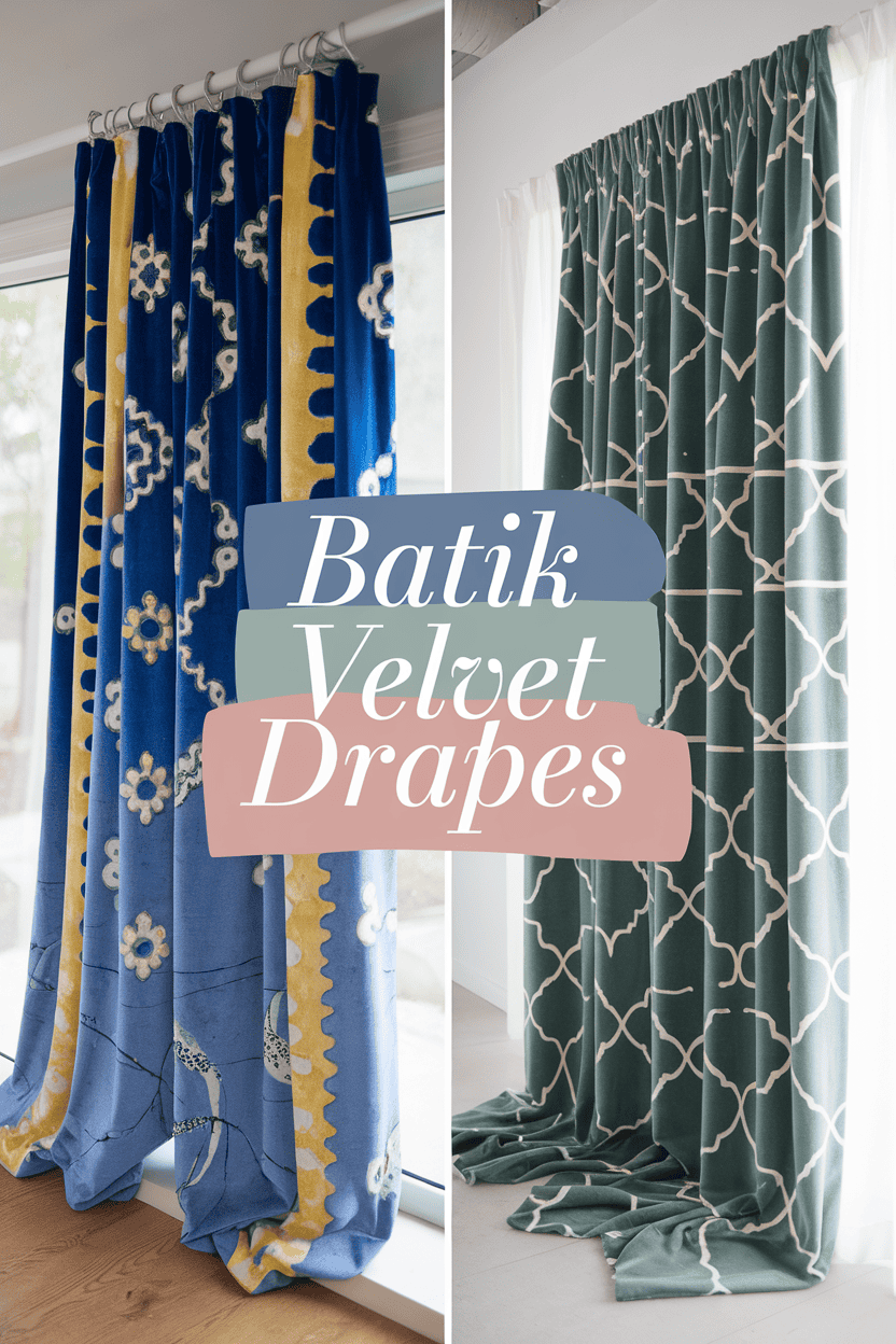 batik velvet drapes bbbbb 36172