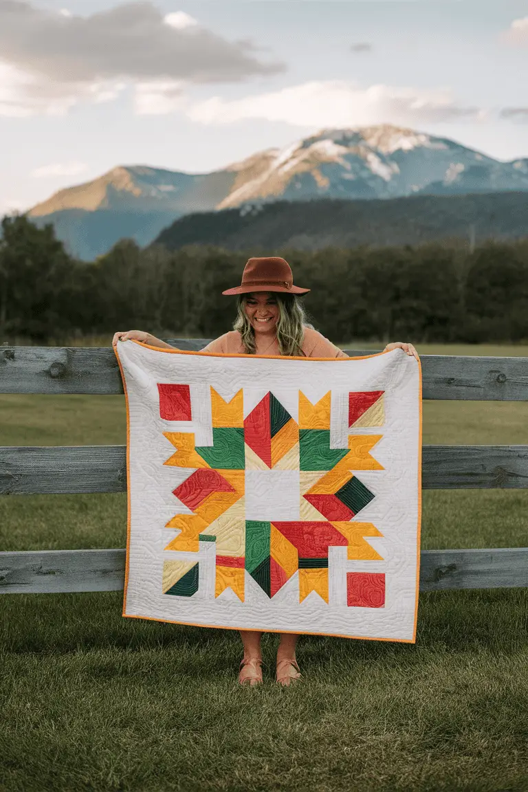 Sunny Sunshine Batik Quilt